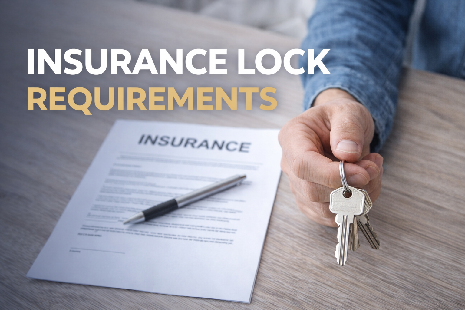 The Lock Requirements Your Home Insurance Actually Expects