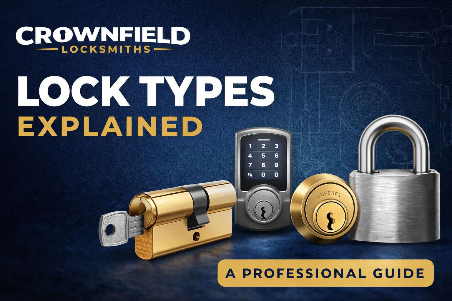Lock Types Explained: Mortice, Yale, Euro Cylinder & Multi-Point